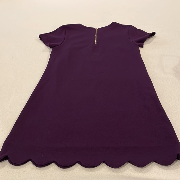 Mi Ami Ladies Dress XS Scollop Bottom Purple - Picture 5 of 10